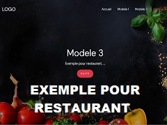 Exemple pour un restaurant 