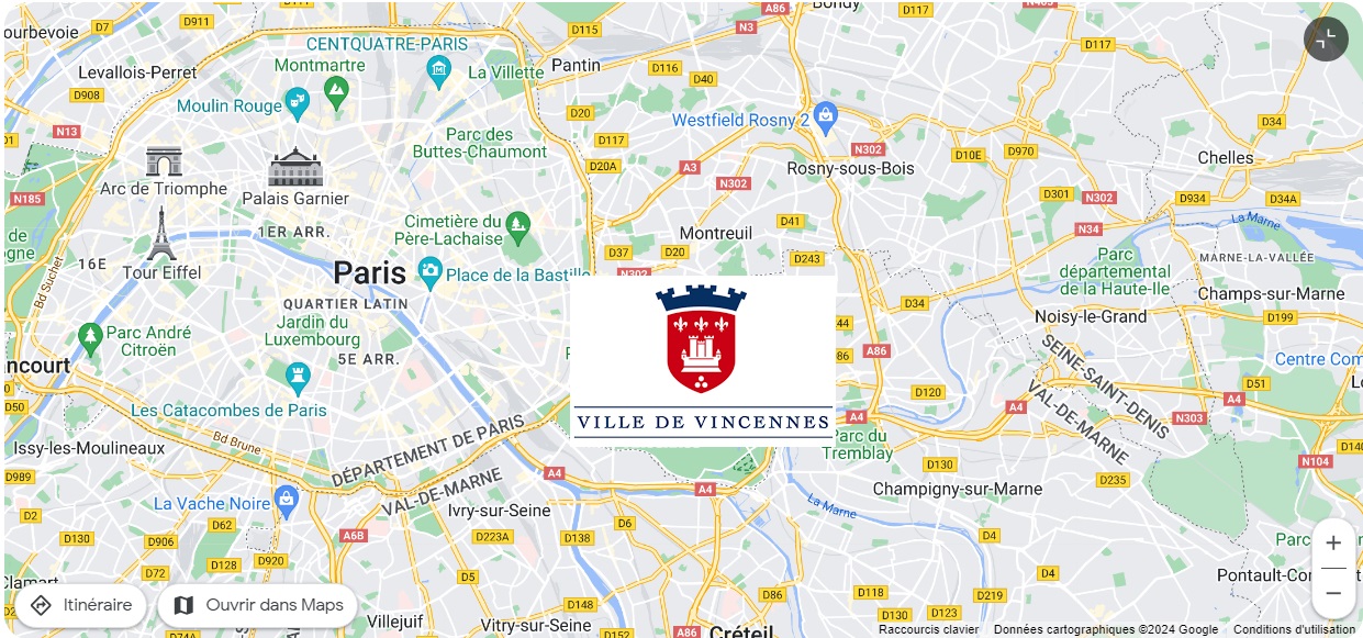 secteur: Couverture Vincennes 94 Val-de-Marne & Ile-de-France
